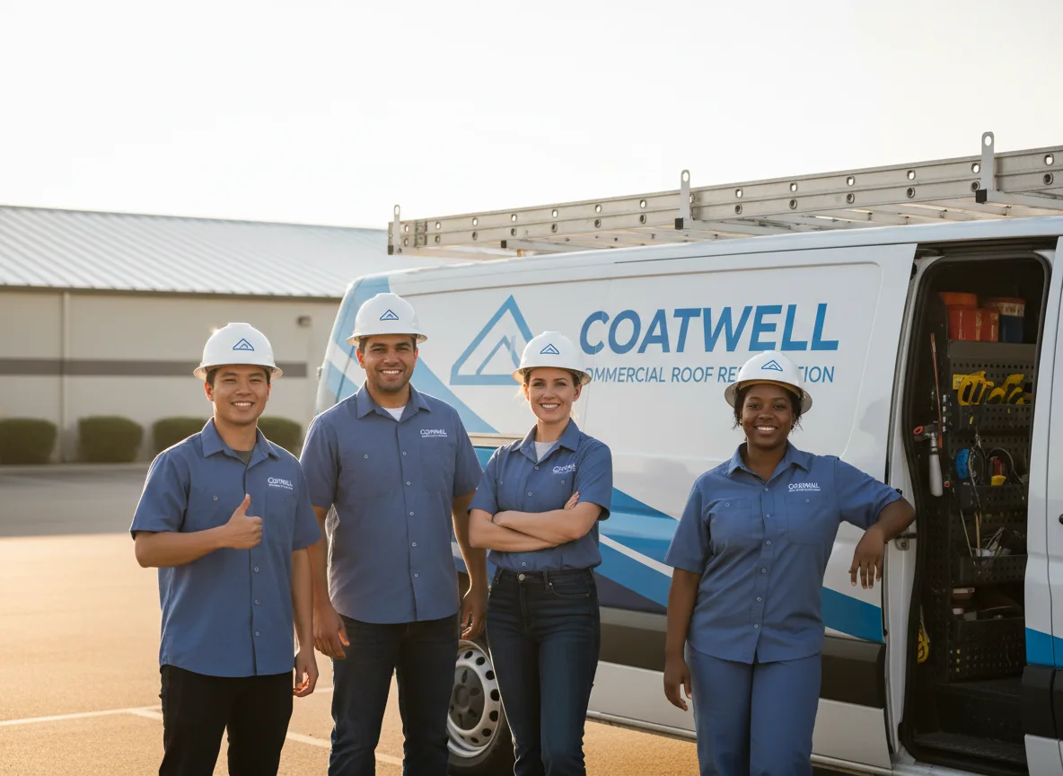 Commercial roof coating company in Spalding, MI